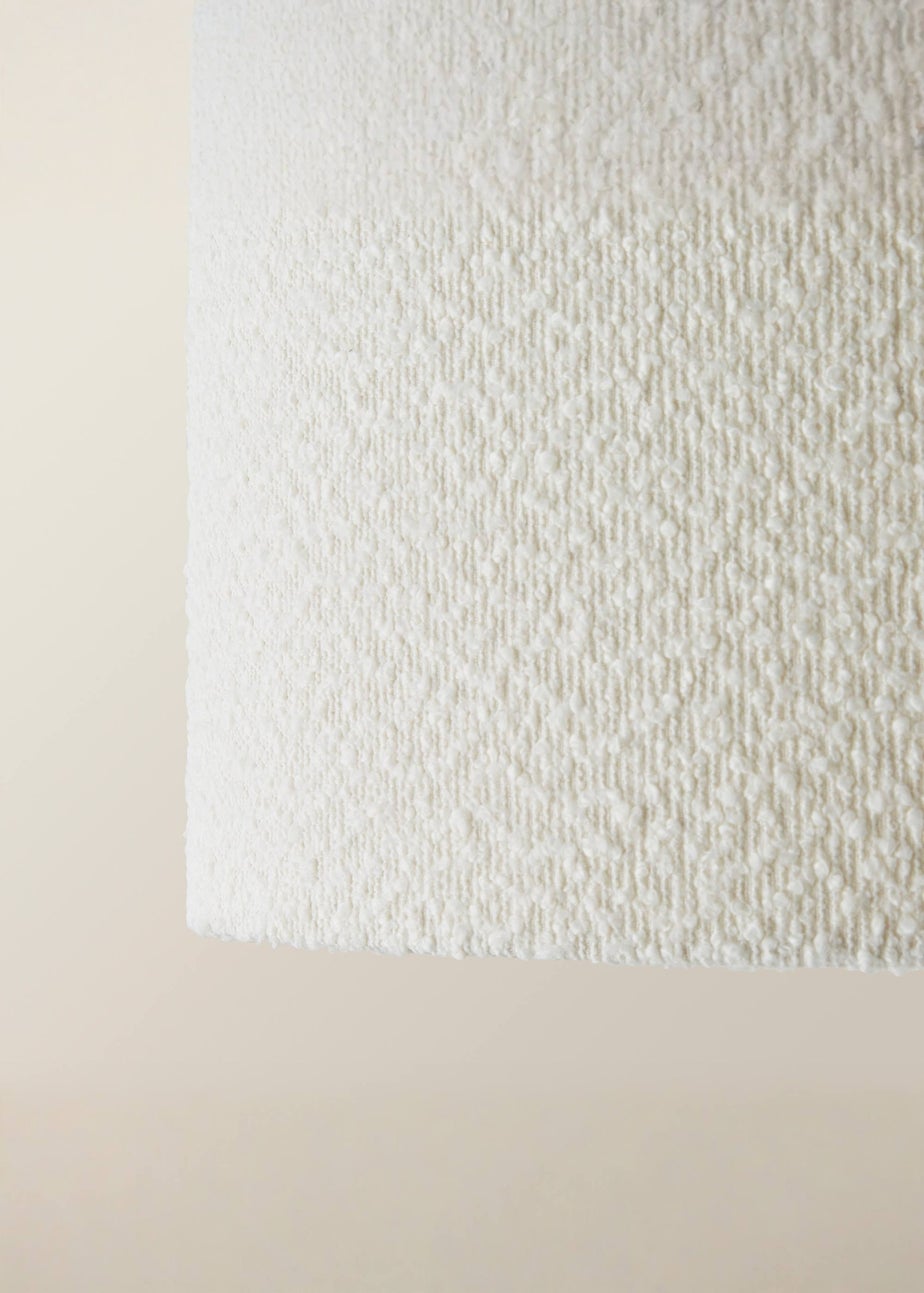 ValueLights Reni XL 45cm Cream Boucle Easy Fit Lampshade