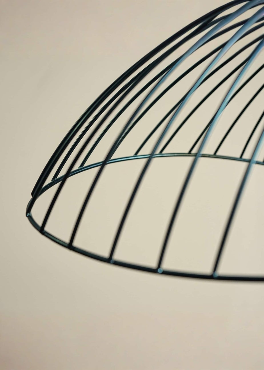 ValueLights Covelas Black Wavy Easy Fit Ceiling Lampshade