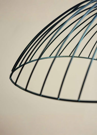 ValueLights Covelas Black Wavy Easy Fit Ceiling Lampshade