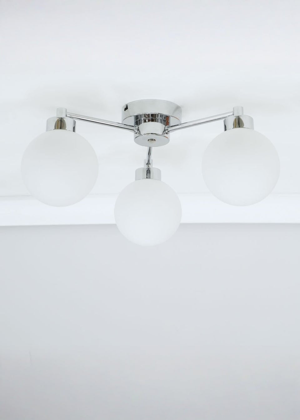 ValueLights Jonah Chrome 3 Arm Ceiling Light