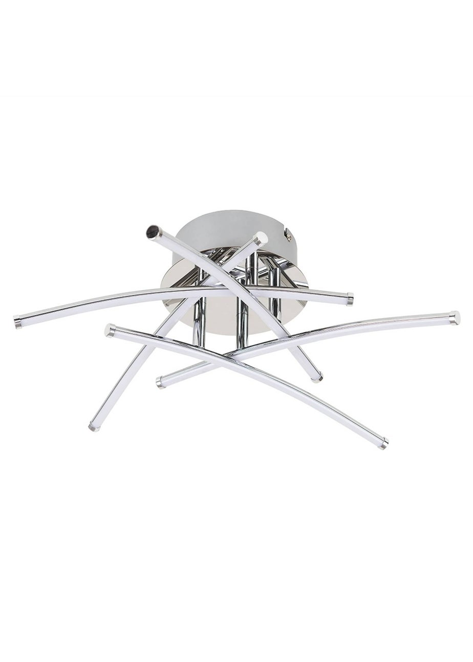 ValueLights Marais Chrome Integrated LED Ceiling Light