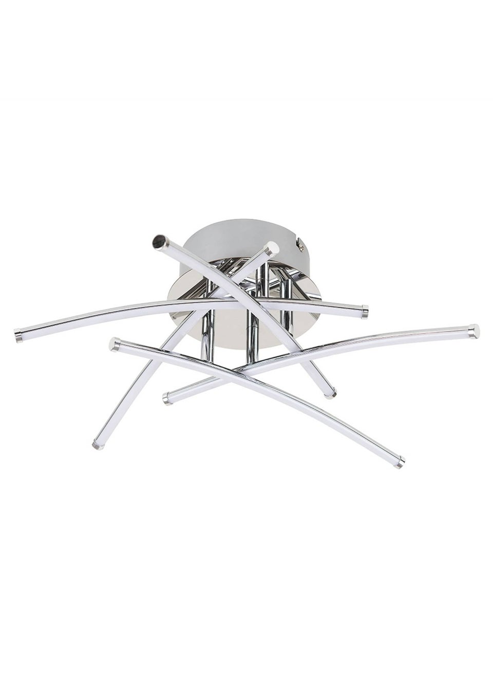 ValueLights Marais Chrome Integrated LED Ceiling Light