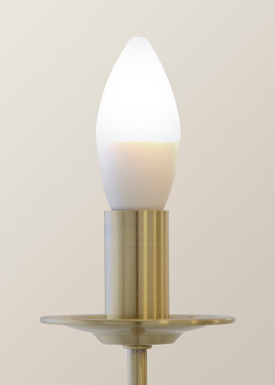 ValueLights Memphis Antique Brass Twist 5 Way Celling Light