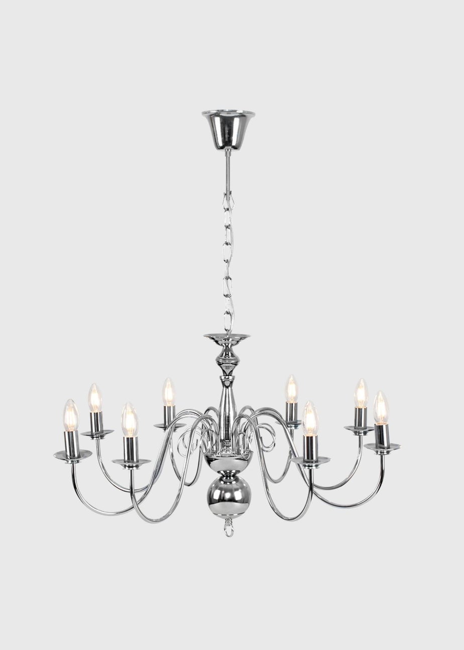ValueLights Gothica 8 Way Chandelier Ceiling Light