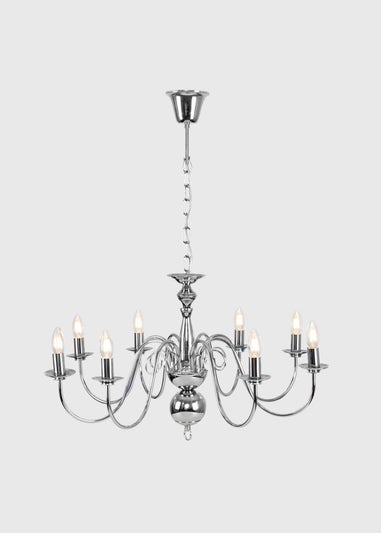 ValueLights Gothica 8 Way Chandelier Ceiling Light