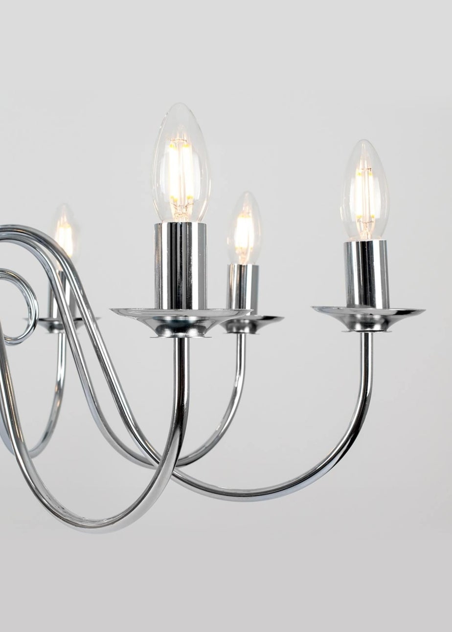 ValueLights Gothica 8 Way Chandelier Ceiling Light