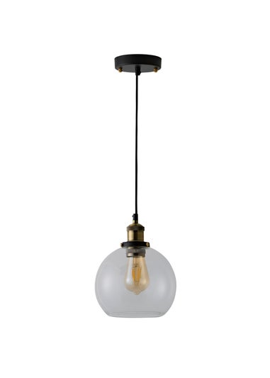 ValueLights Sheridan Glass Globe Ceiling Pendant Light