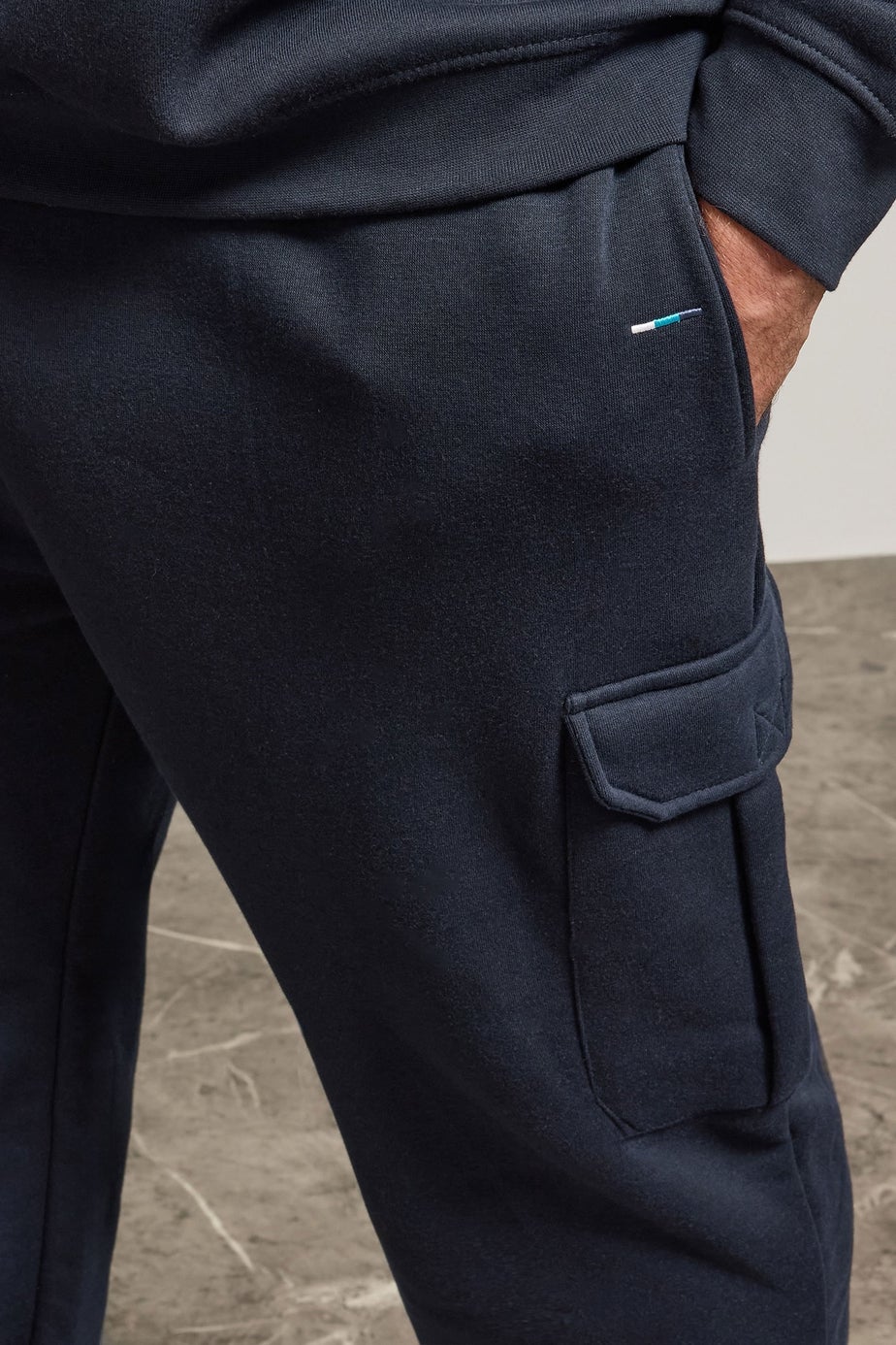 BadRhino Navy Blue Cargo Joggers