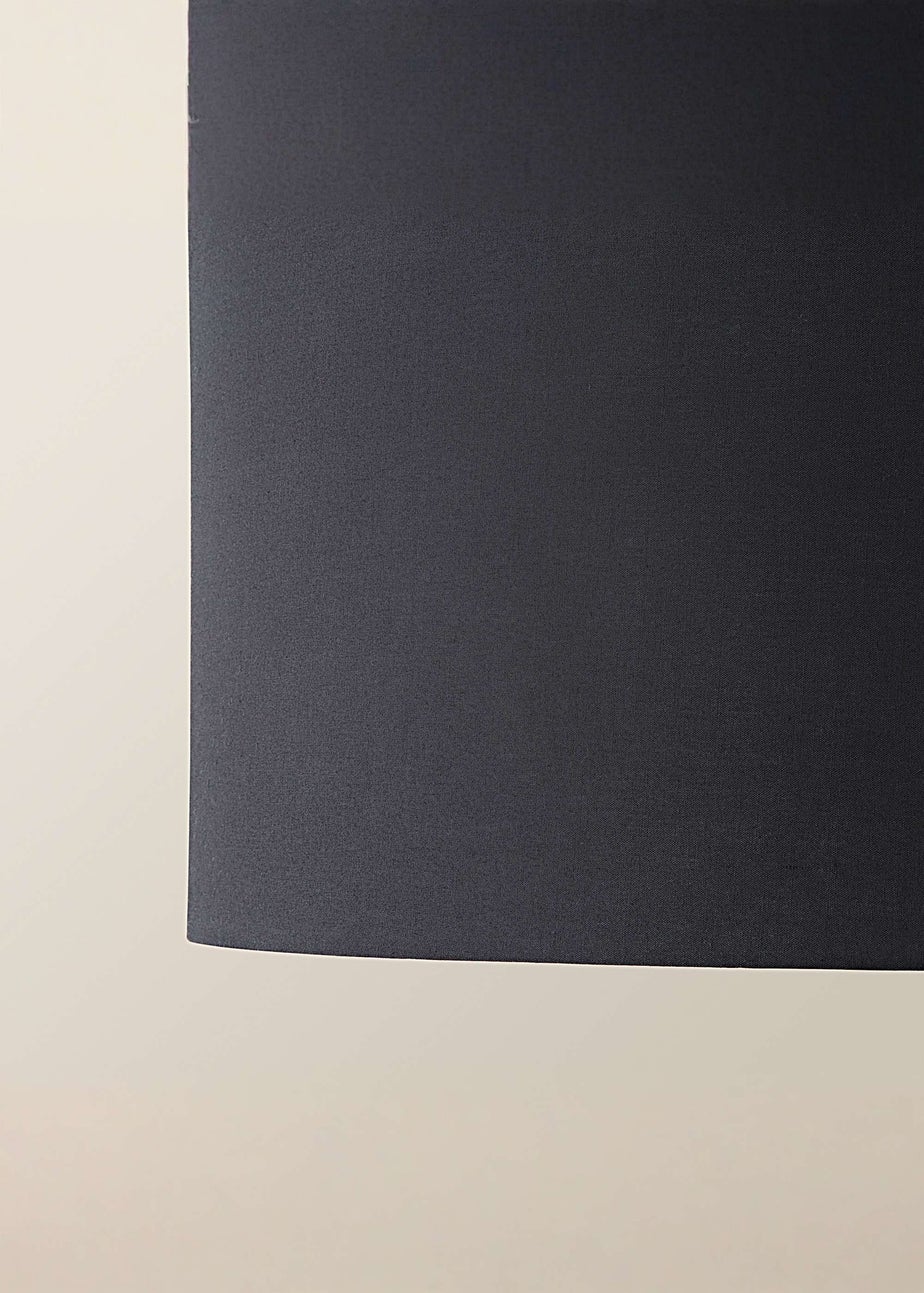 ValueLights Reni Large 35cm Black Fabric Easy Fit Lampshade