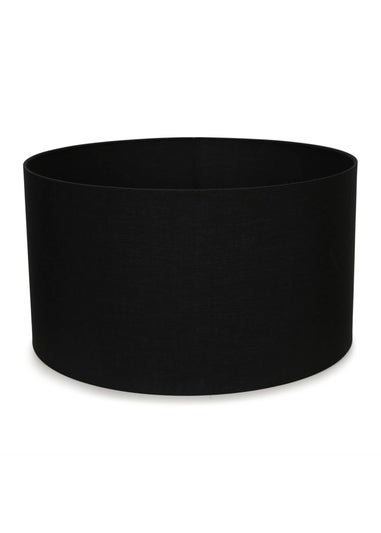 ValueLights Reni Large 35cm Black Fabric Easy Fit Lampshade