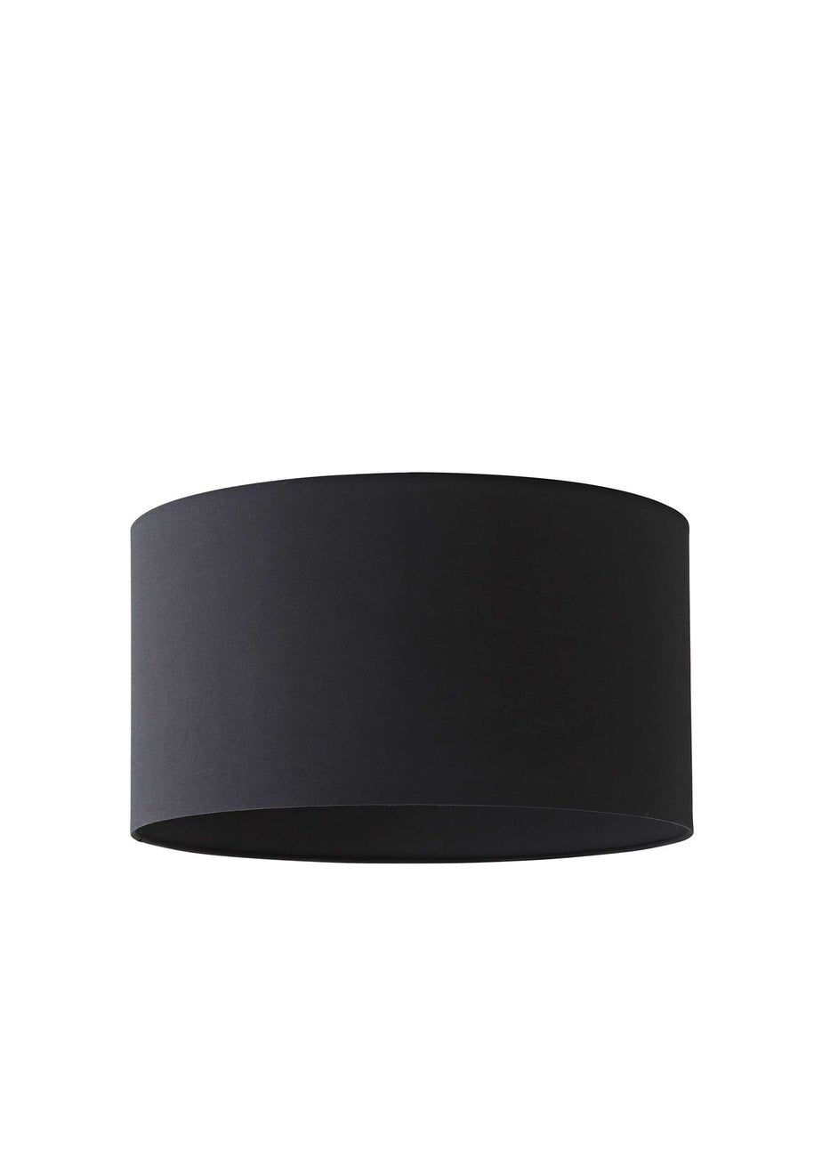 ValueLights Reni Large 35cm Black Fabric Easy Fit Lampshade