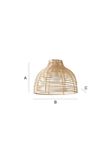 ValueLights Lobster Pot Cream Easy Fit Ceiling Lampshade