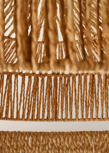 ValueLights Elcano Woven Rope Easy Fit Ceiling Lampshade