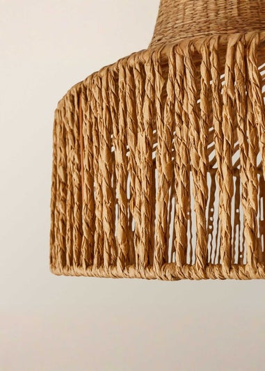 ValueLights Elcano Woven Rope Easy Fit Ceiling Lampshade