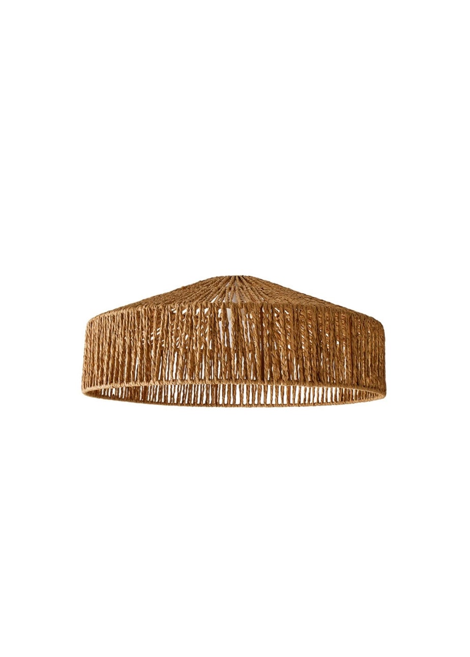 ValueLights Elcano Woven Rope Easy Fit Ceiling Lampshade