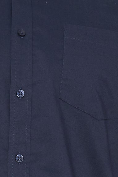 BadRhino Navy Blue Stretch Short Sleeve Shirt