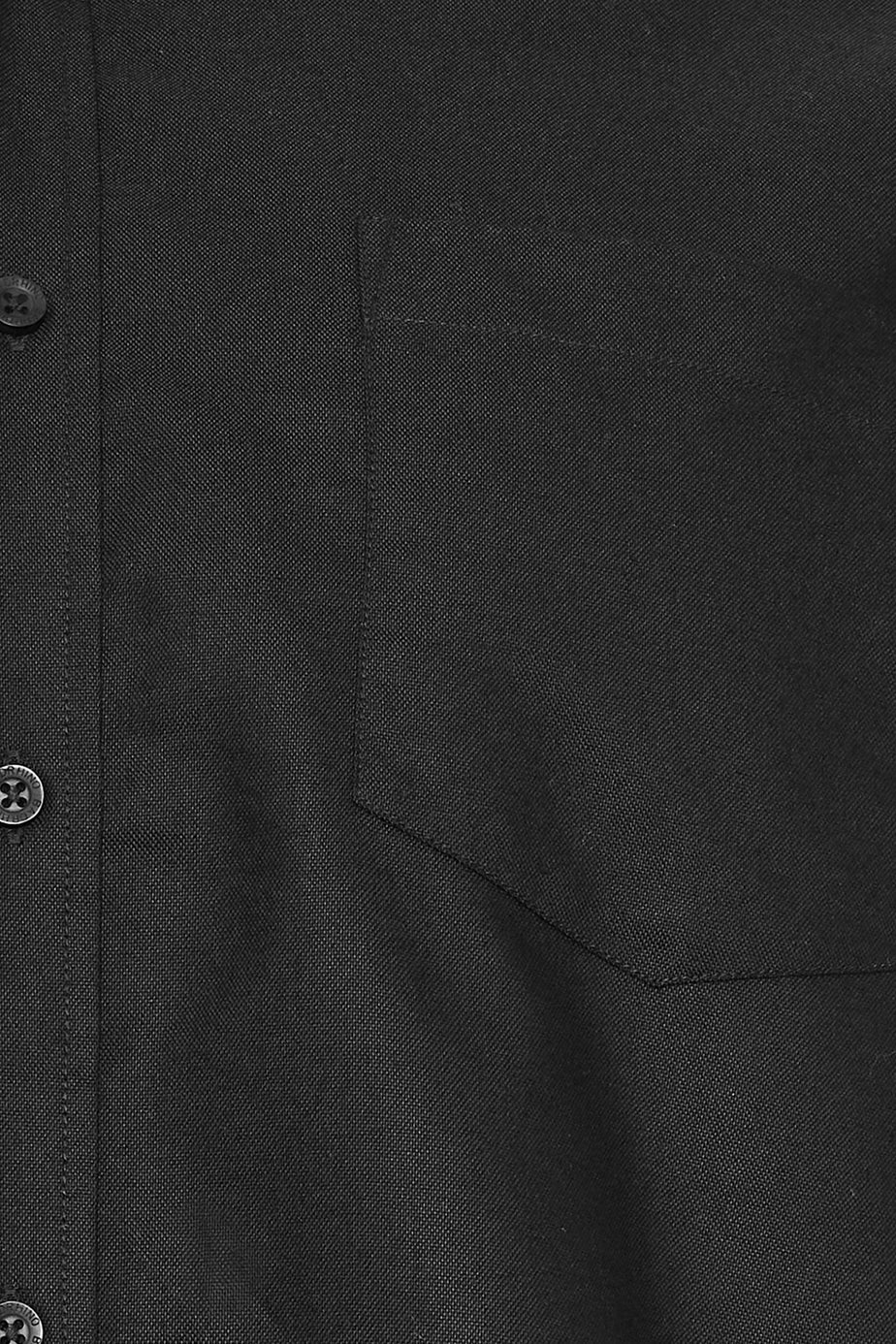 BadRhino Premium Black Short Sleeve Oxford Cotton Shirt