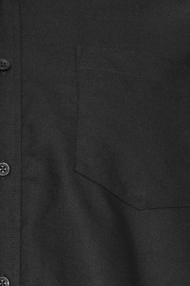 BadRhino Premium Black Short Sleeve Oxford Cotton Shirt