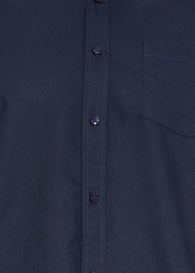 BadRhino Navy Blue Long Sleeve Oxford Shirt