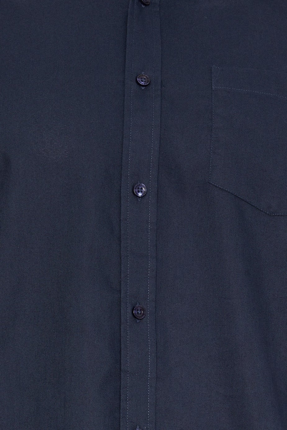 BadRhino Navy Blue Long Sleeve Oxford Shirt