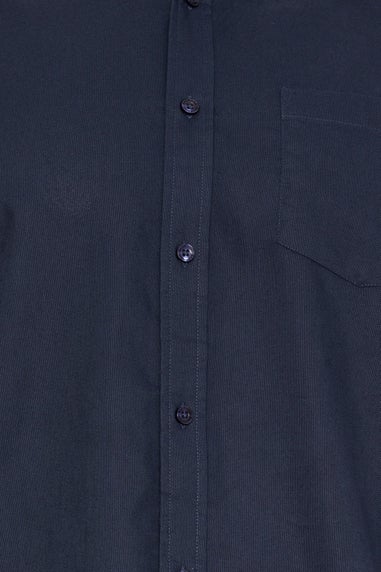 BadRhino Navy Blue Long Sleeve Oxford Shirt