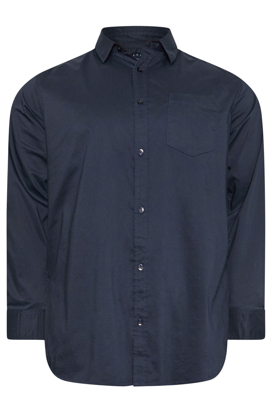 BadRhino Navy Blue Stretch Long Sleeve Shirt
