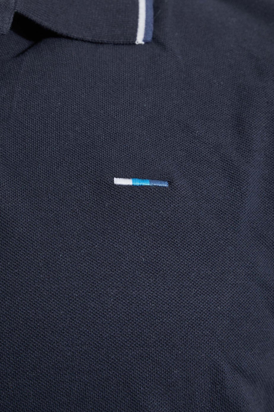 BadRhino Big & Tall Navy Blue/Black/Burgundy Red 3 Pack Tipped Polo Shirts