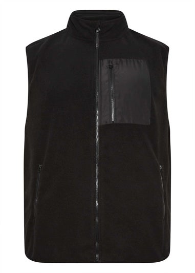 BadRhino Black Fleece Pocket Gilet