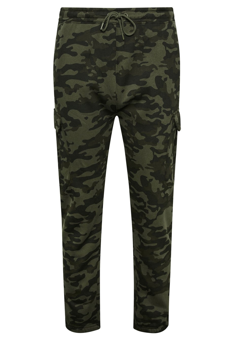 BadRhino Green Camo Print Cargo Joggers
