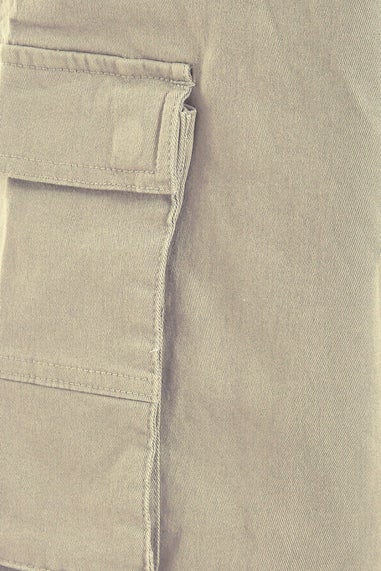 BadRhino Big & Tall Beige Brown Stretch Combat Cargo Trousers