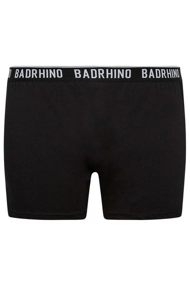 BadRhino 5 Pack Black Button Up Loose Fit Boxers