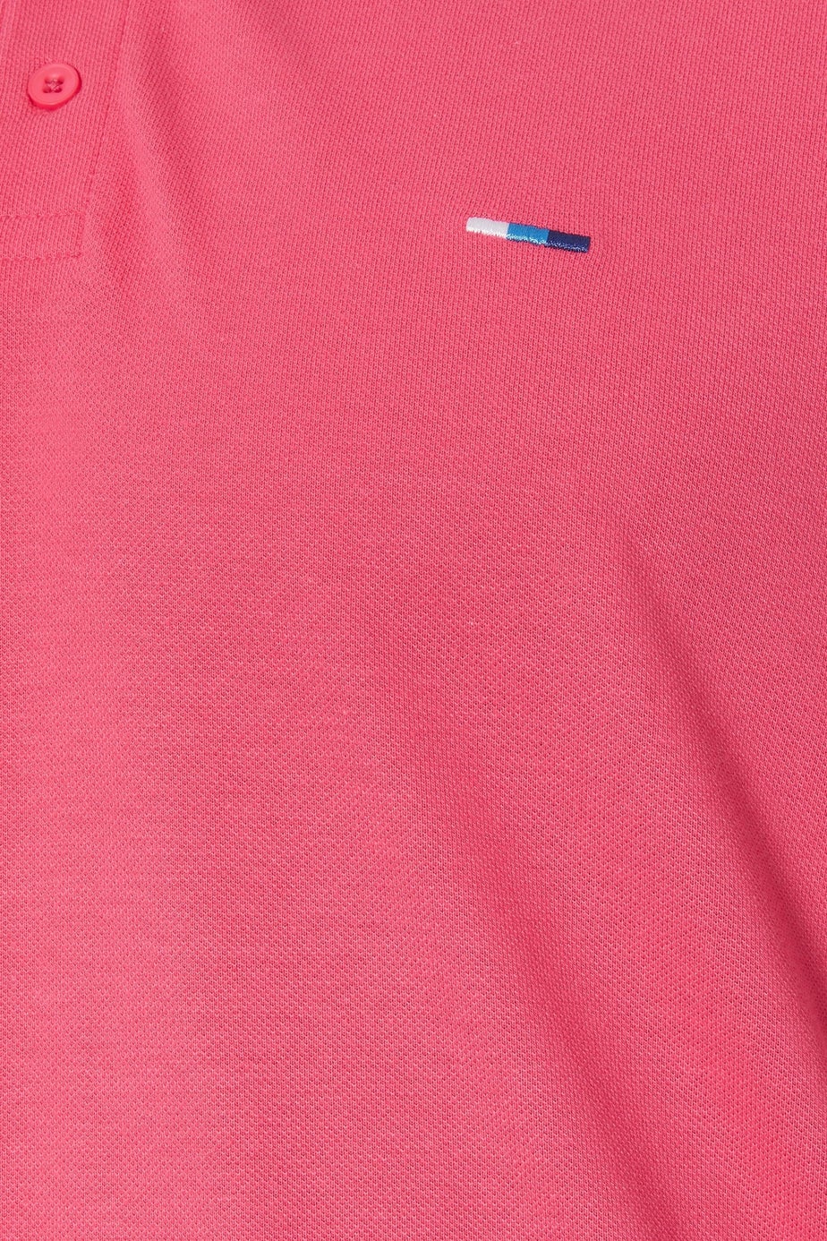BadRhino Pink Tipped Polo Shirt