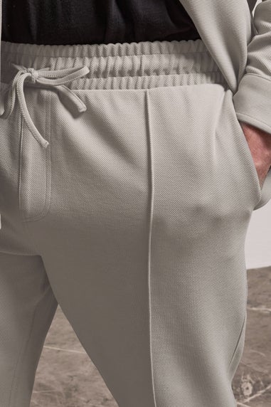 BadRhino Natural Brown Textured Jersey Joggers