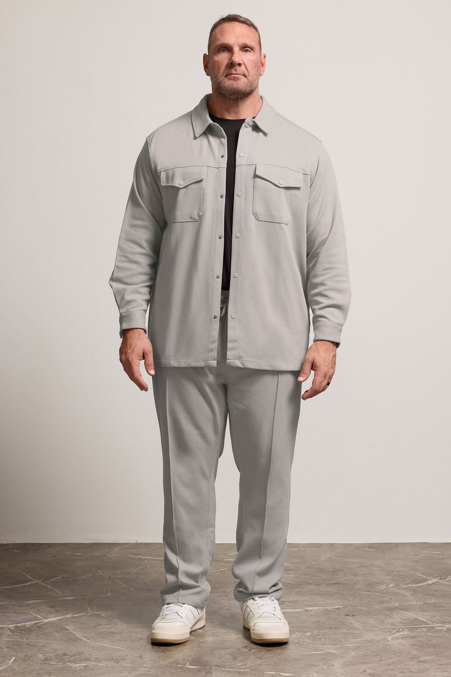 BadRhino Natural Brown Textured Jersey Joggers