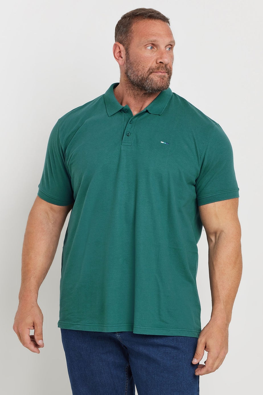 BadRhino 3 Pack Green & Plum Purple Polo Shirts