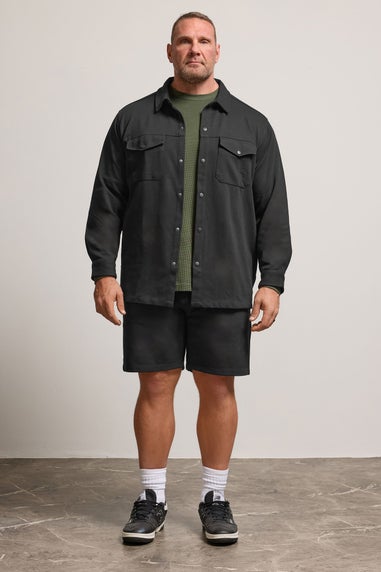 BadRhino Black Texture Jersey Shorts