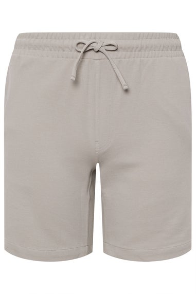 BadRhino Natural Brown Textured Jersey Shorts