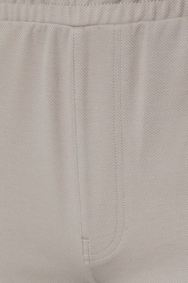 BadRhino Natural Brown Textured Jersey Shorts