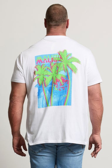 BadRhino White Malibu Graphic T-Shirt