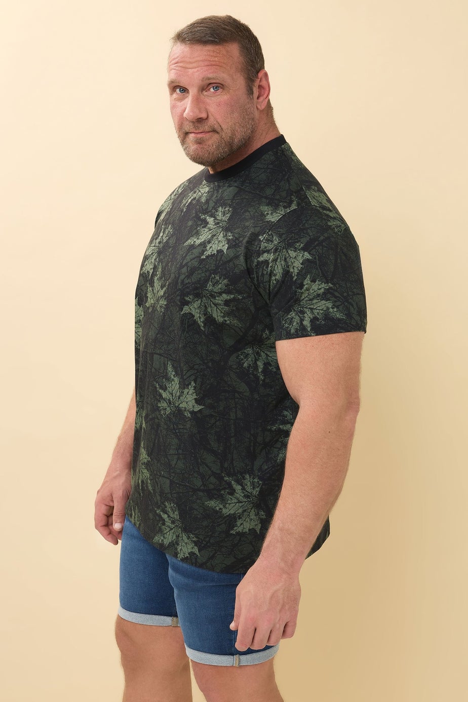 BadRhino Green Leaf Camouflage T-Shirt