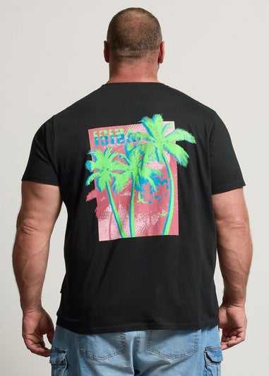 BadRhino Black Ibiza Graphic Print T-Shirt