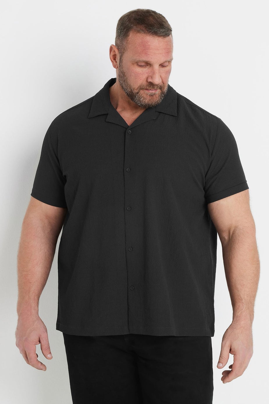 BadRhino Black Seersucker Shirt