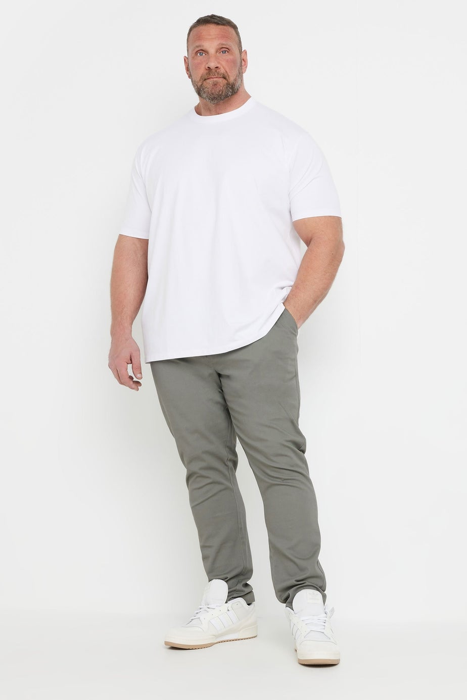 BadRhino Big & Tall Sage Green Stretch Chinos