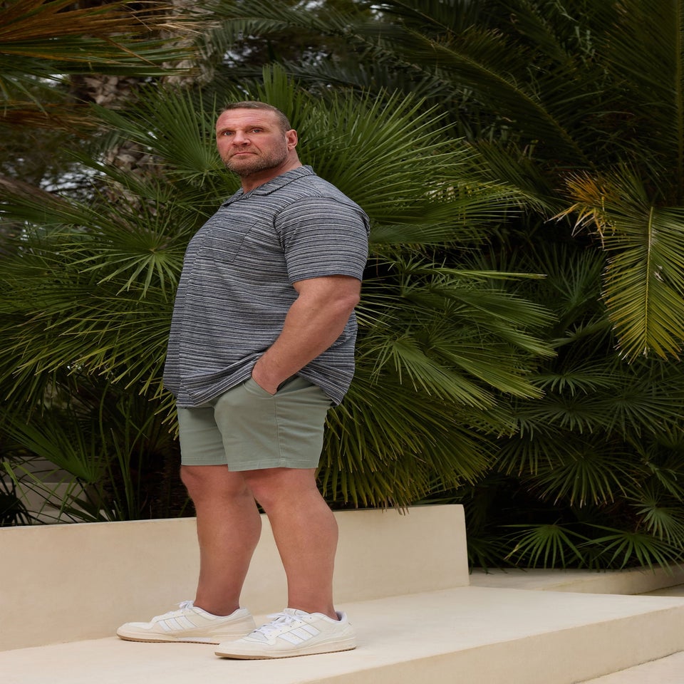 BadRhino Blue Jacquard Stripe Jersey Revere Shirt