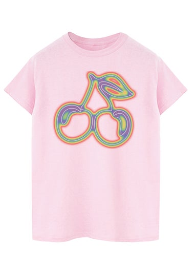 Brands In Cherries Pride Pink Boyfriend Fit Graphic T-Shirt