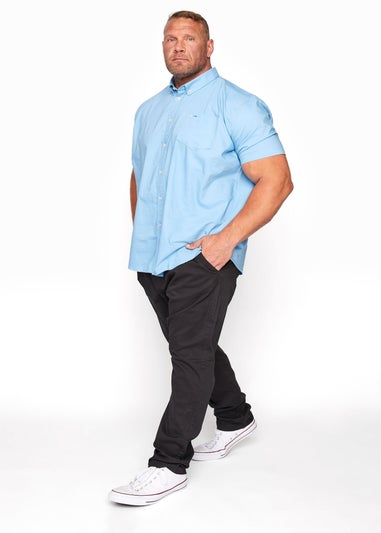 BadRhino Big & Tall Black Elasticated Waist Chinos