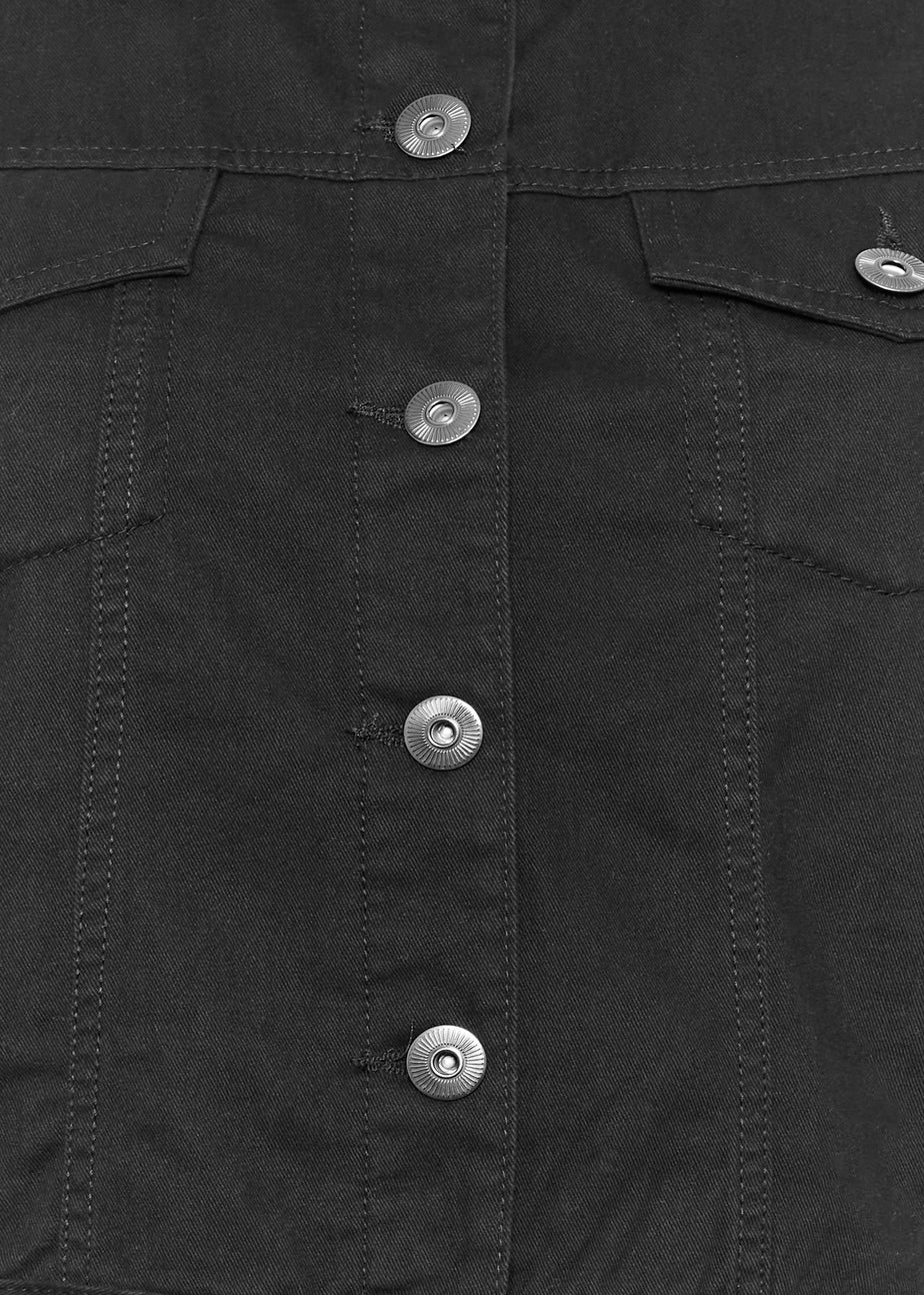 Yours Curve Black Denim Jacket
