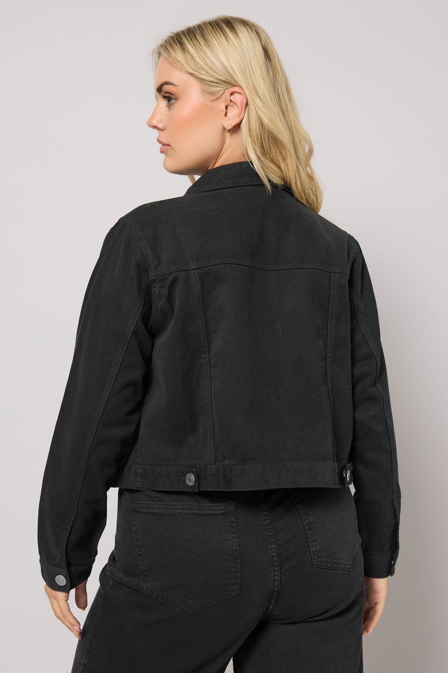 Yours Curve Black Denim Jacket