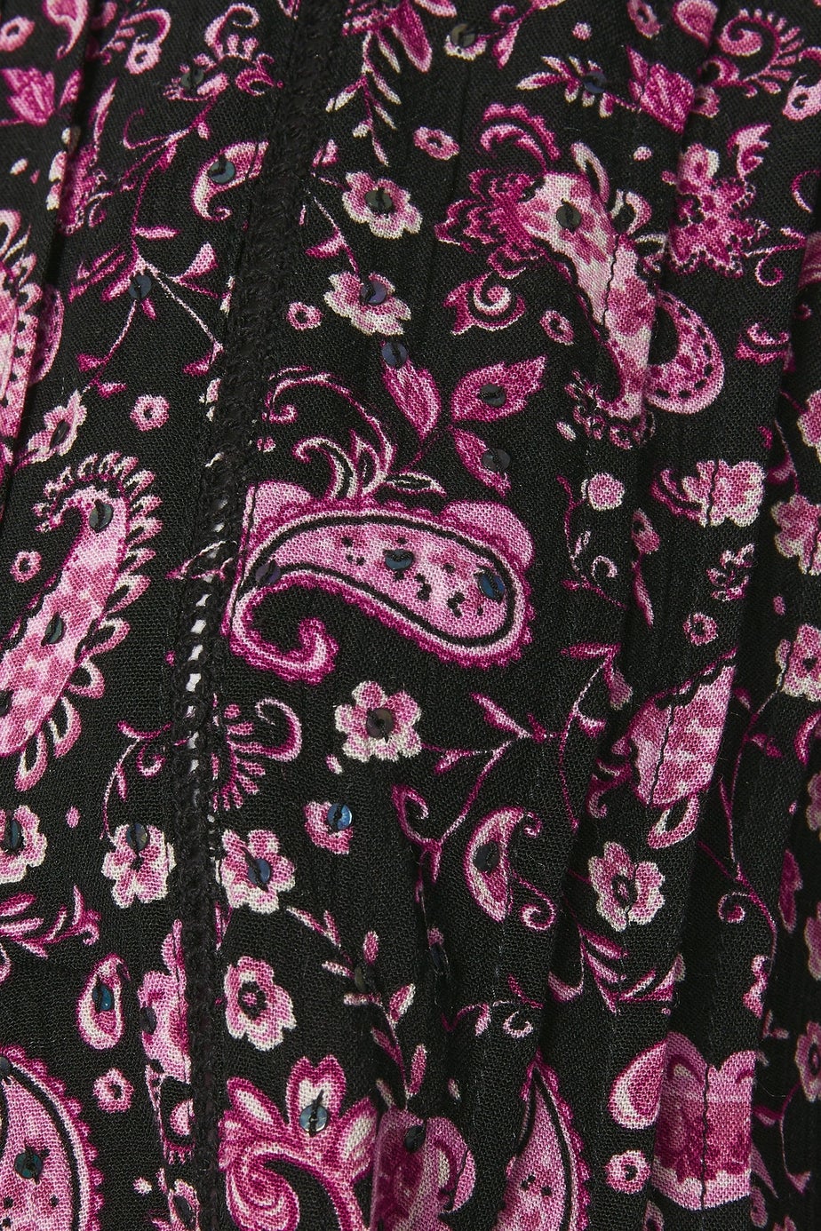 YOURS Curve Pink Paisley Print Tie Front Top