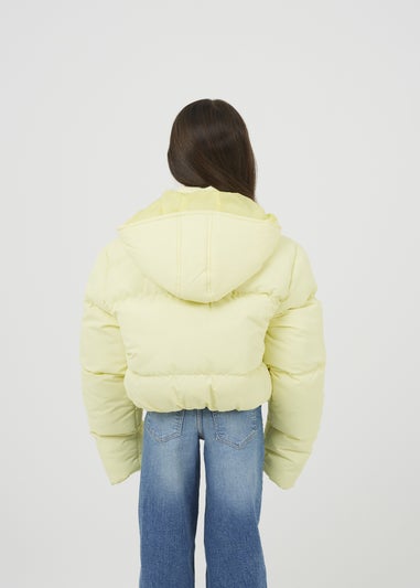 Brave Soul Lemon Hooded Padded Jacket (7-13 yrs)